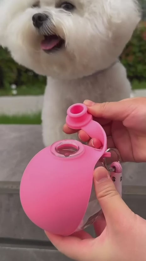 PawDrop-Składane Poidło dla Psa 2w1